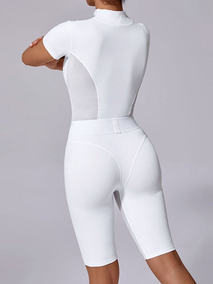 BUYCO Female Push-Up Mesh Romper