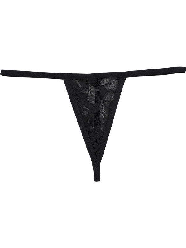 BUYCO Female Lace Print T-back Panties