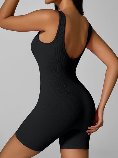 BUYCO Female Ribbed Tummy Control Romper
