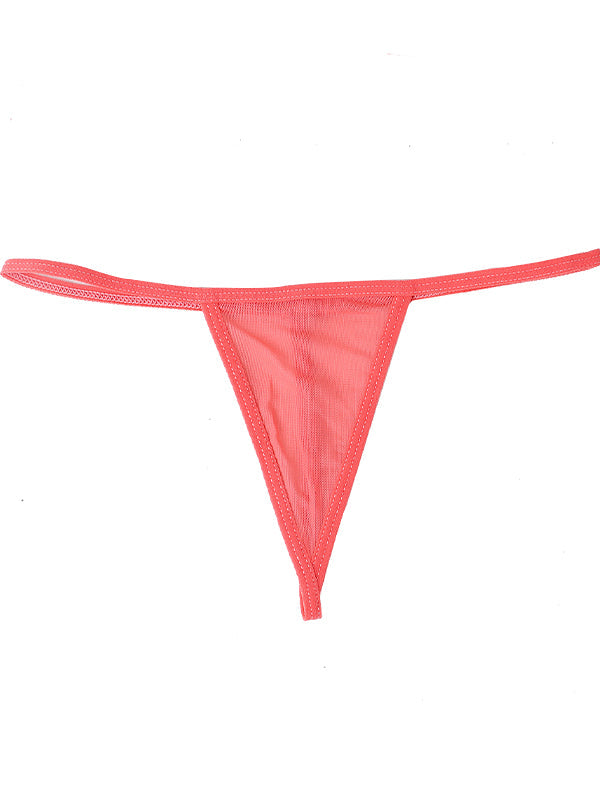 BUYCO Female Lace Print T-back Panties