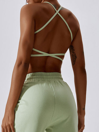 BUYCO Female Halter Beautify Back Sports Bras