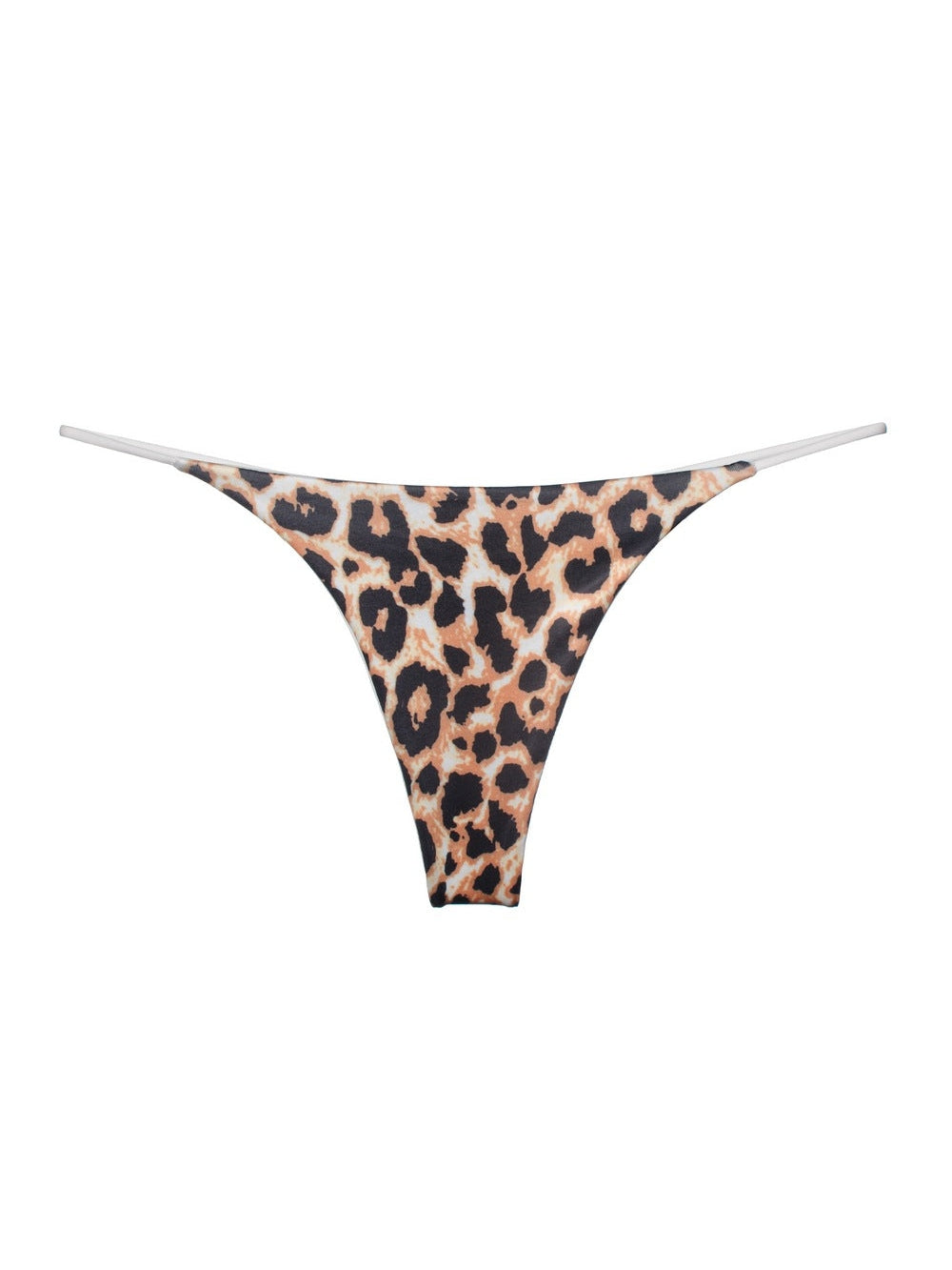 BUYCO  Female Leopard Print T-back Thong