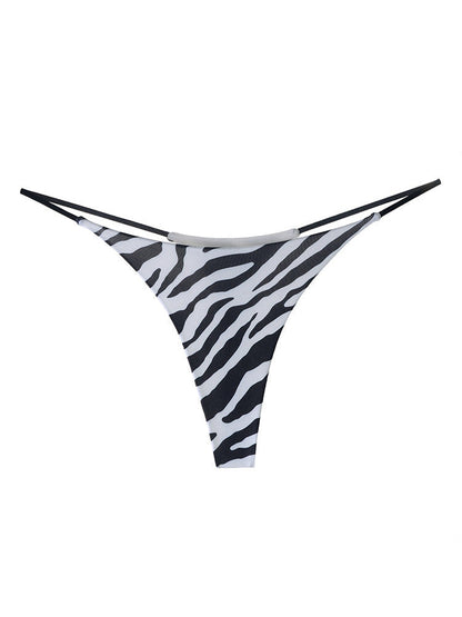 BUYCO  Female Leopard Print T-back Thong