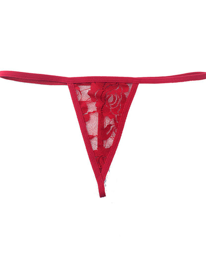 BUYCO Female Lace Print T-back Panties
