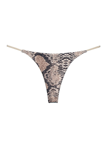 BUYCO  Female Leopard Print T-back Thong