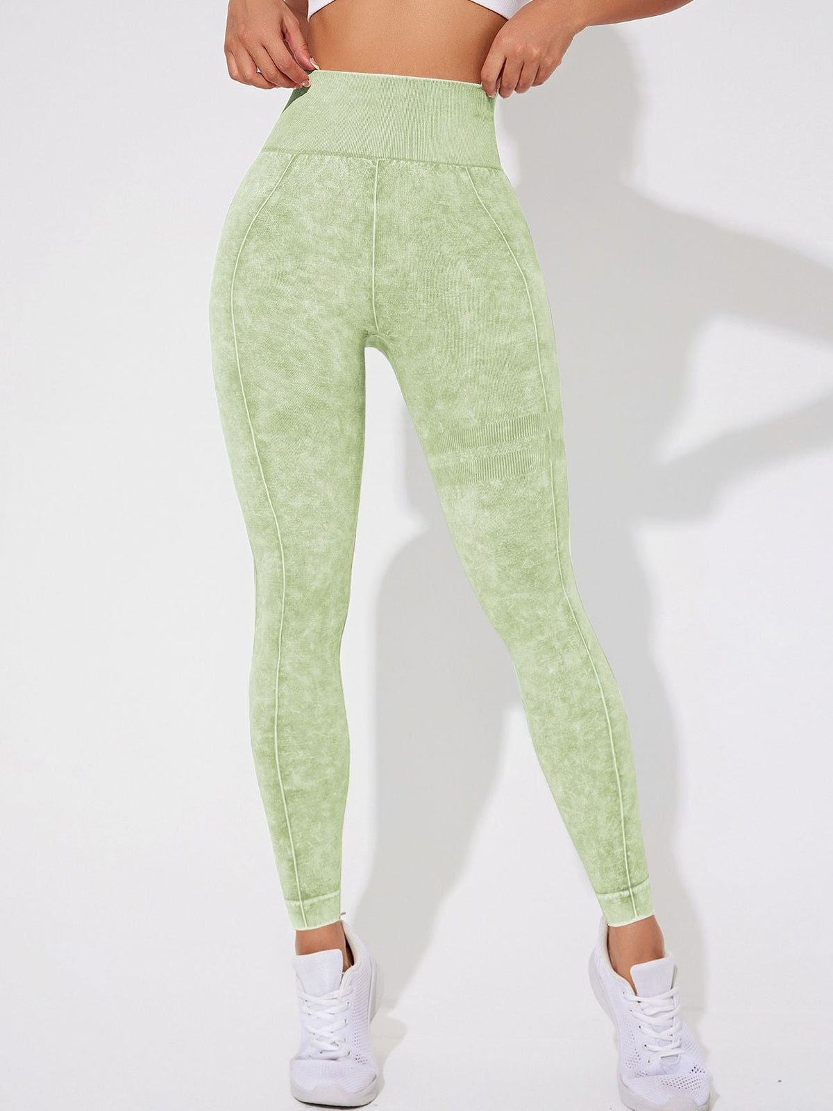BUYCO Female Denim Elastic Tight Hip-lift Quick Dry Leggings