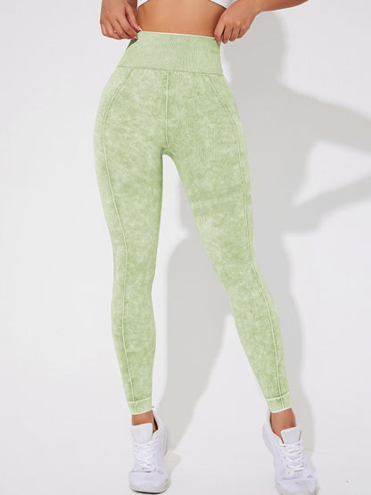 BUYCO Female Denim Elastic Tight Hip-lift Quick Dry Leggings