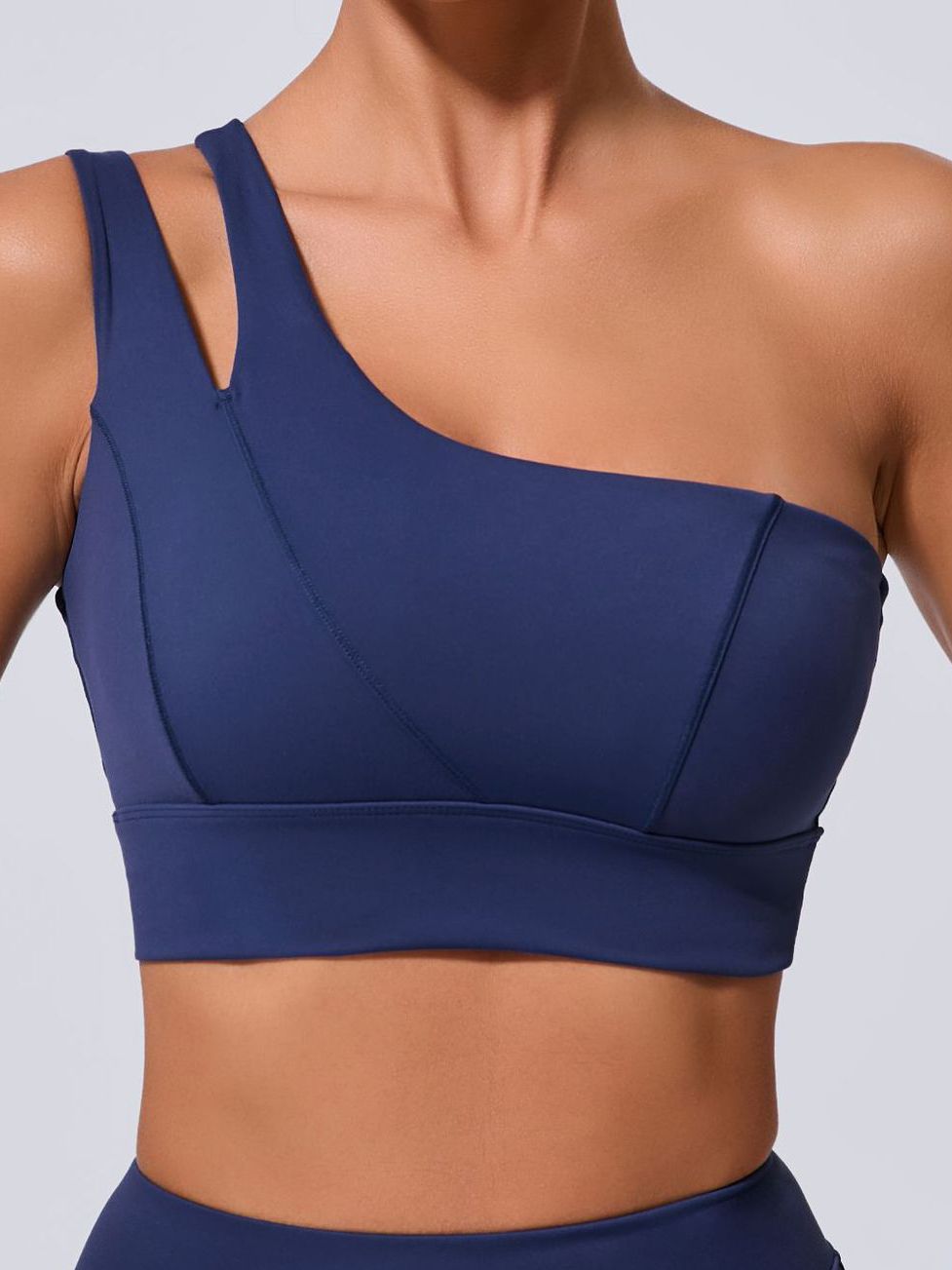 BUYCO Female Solid Color Tailoring Backless Quick Dry Sports Bras