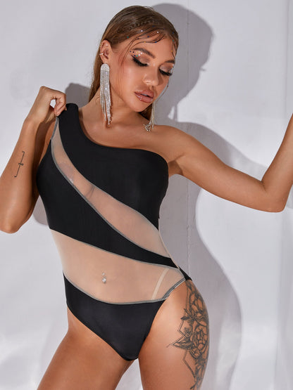 BUYCO Female Fitted Tailoring Mesh One Piece