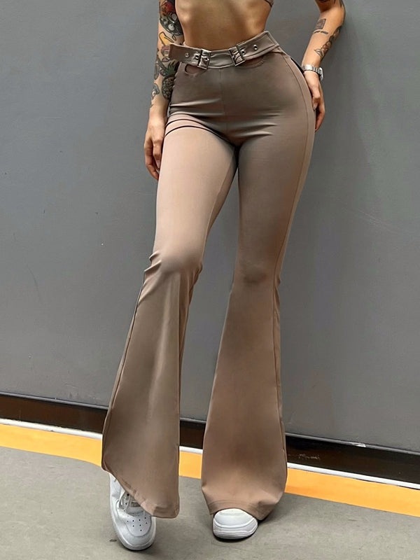 BUYCO Female Cutout Flare Sassy Style Leggings