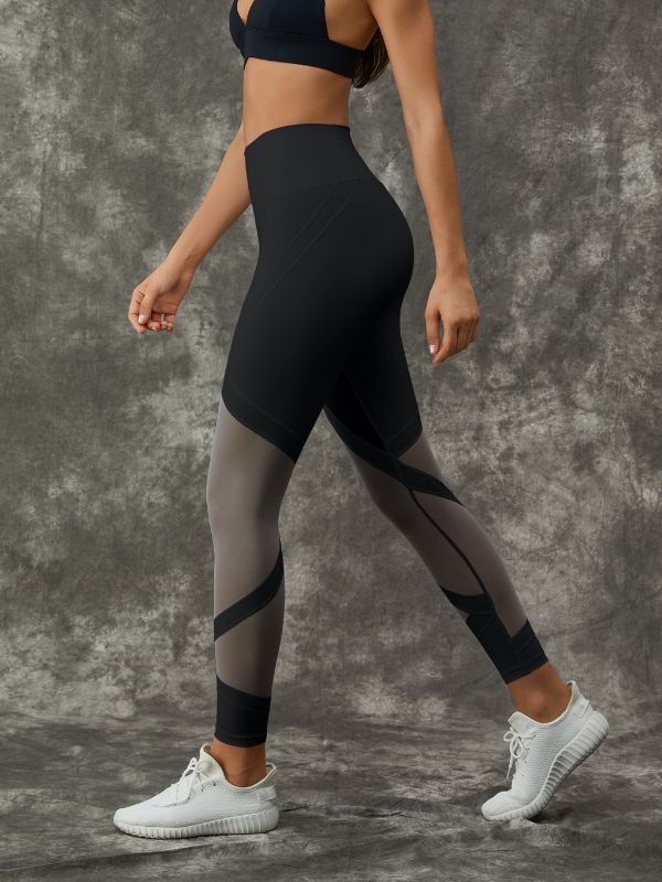 BUYCO Female Mesh Quick-dry Leggings