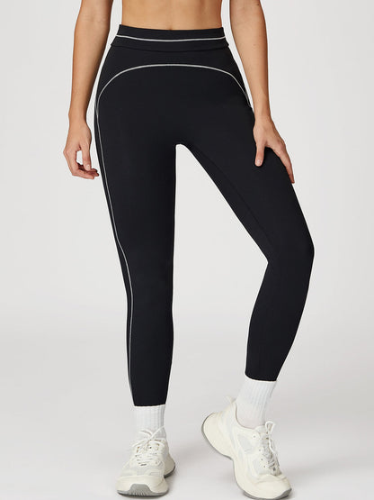 BUYCO Female Contrast Color Stripes Fit Leggings