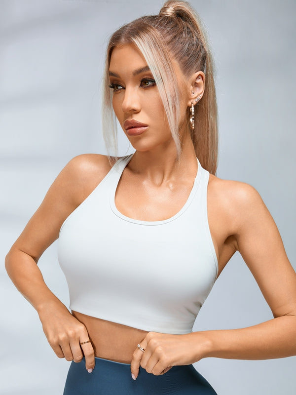 BUYCO Female Fitted Cross Back Sports Bras