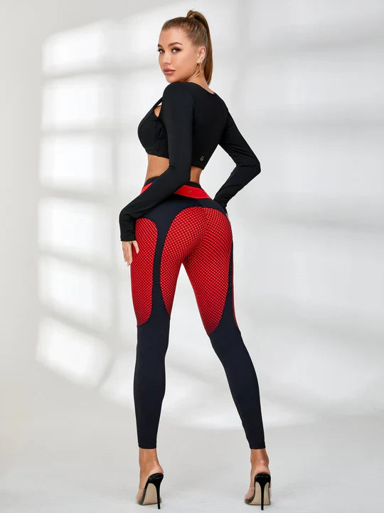 BUYCO Female Pop Style Contrast Color Leggings