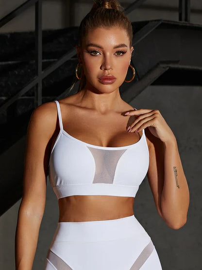 BUYCO Female Super Fitted Unique Mesh Sports Bras