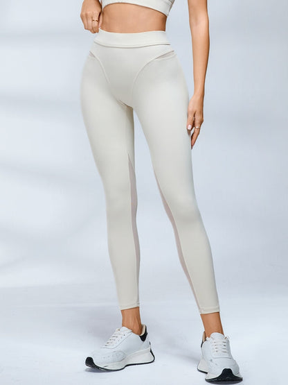 BUYCO Female Fitted Sheer Mesh Push Up Hip-lift Tracksuit