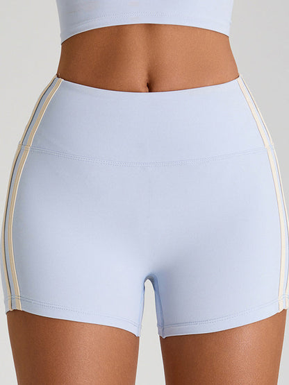 BUYCO Female Contrast Color Push Up Design Quick Dry Fit Shorts