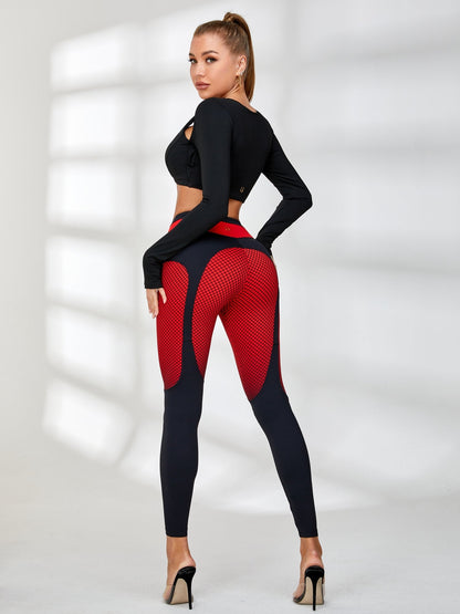 BUYCO Female Pop Style Contrast Color Unique Twist With Pads Tracksuit