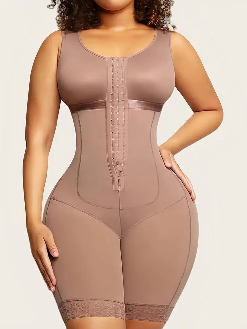 BUYCO Female Lace U Collar Push Up Design Corset Shapewear