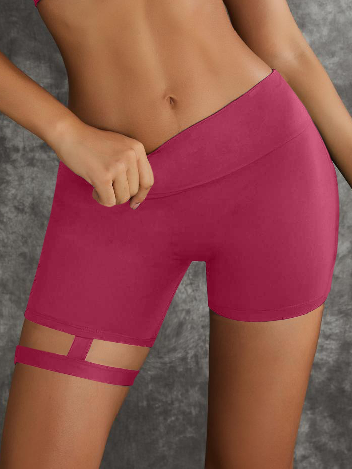 BUYCO Female Unique Cut Out Pocket Mesh Ruched Back Sportswear