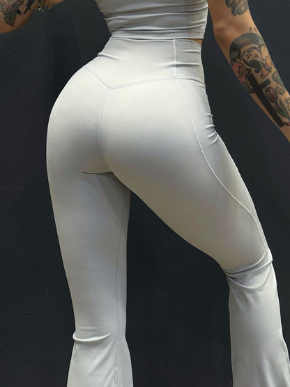 BUYCO Female Split Flare High-rise Leggings