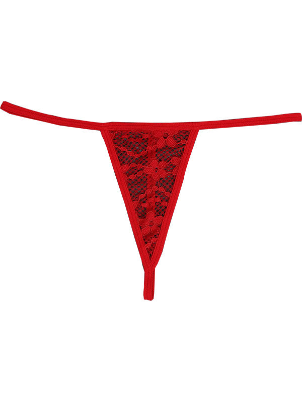 BUYCO Female Lace Print T-back Panties
