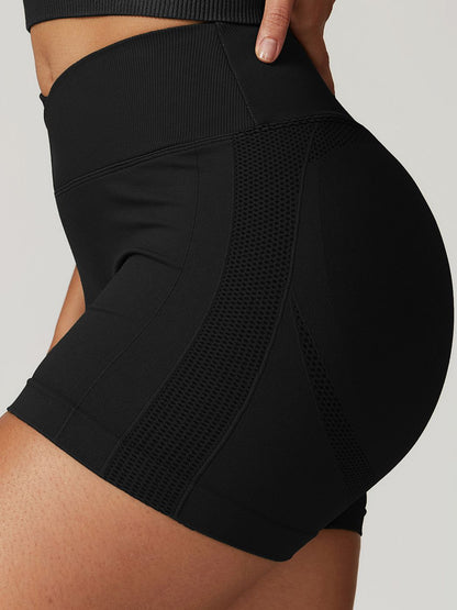 BUYCO Female Quick-dry Ruched Back Seamless Fit Shorts