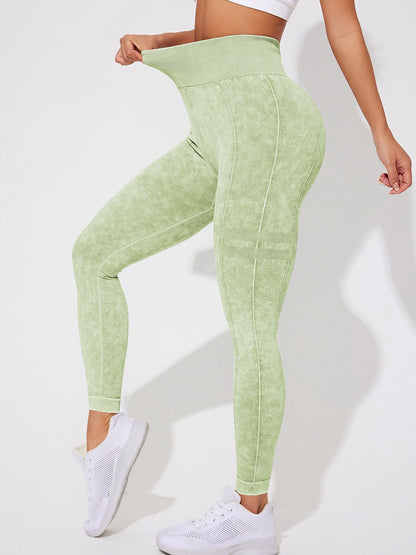 BUYCO Female Denim Elastic Tight Hip-lift Quick Dry Leggings