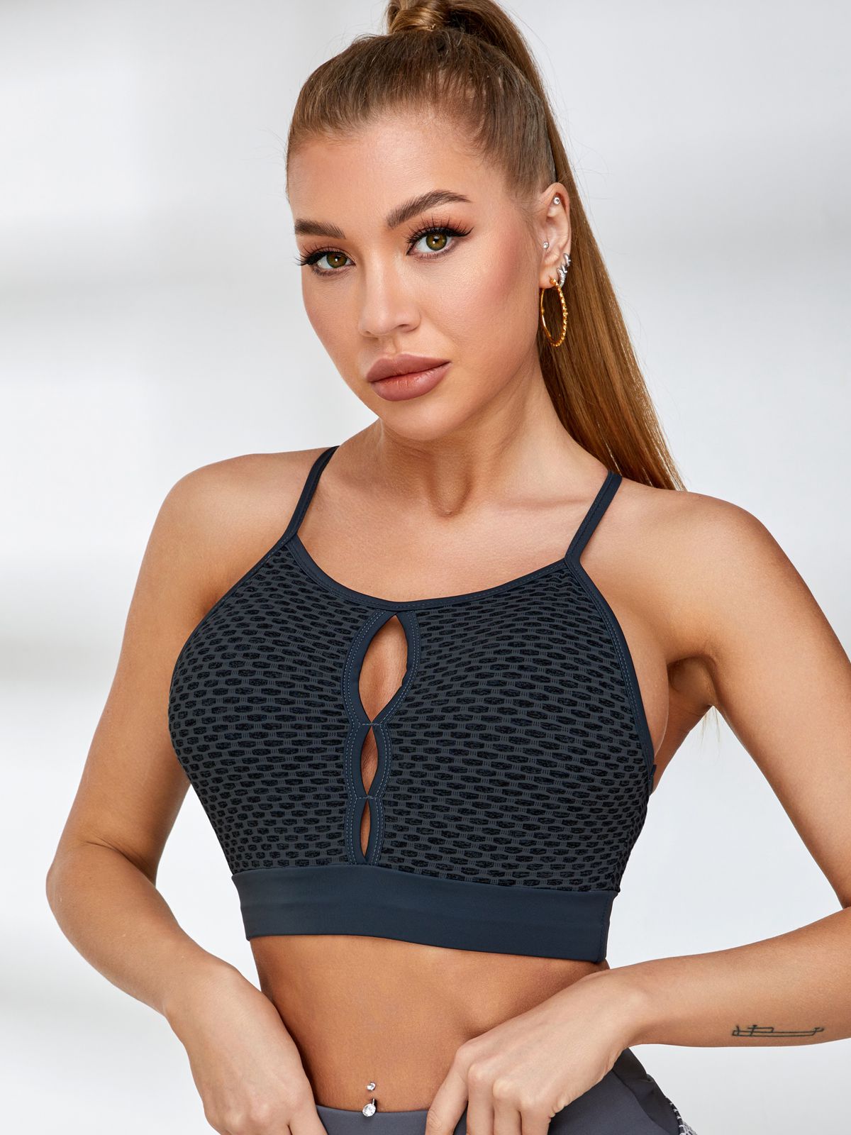 BUYCO Female Cutout Tiktok Sports Bras