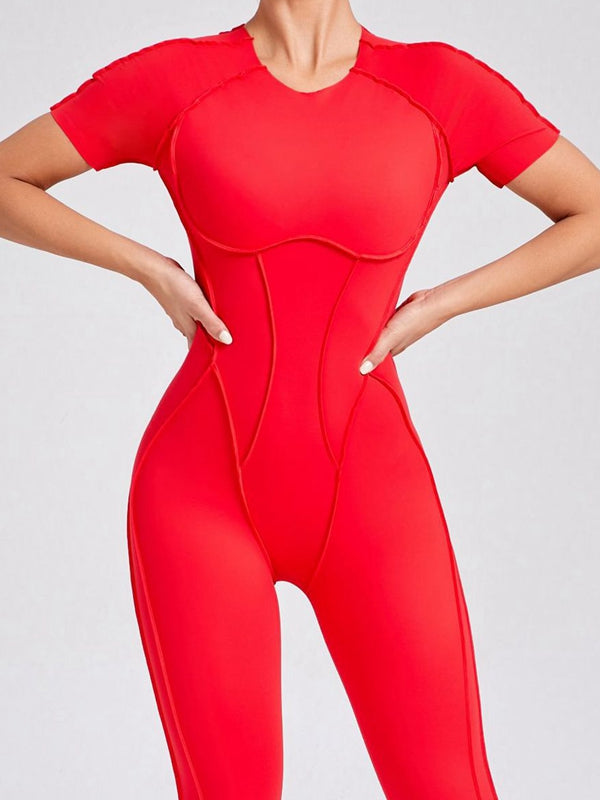 BUYCO Female Heart Backless Jumpsuit