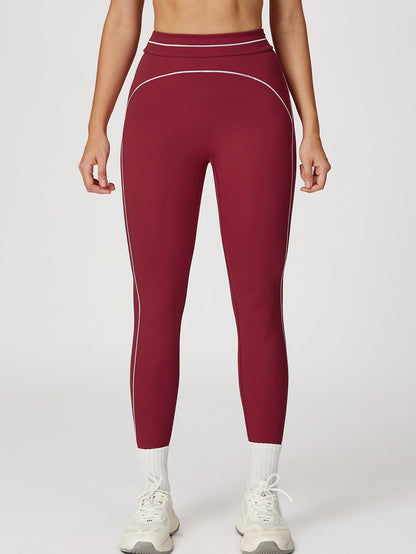 BUYCO Female Contrast Color Stripes Fit Leggings