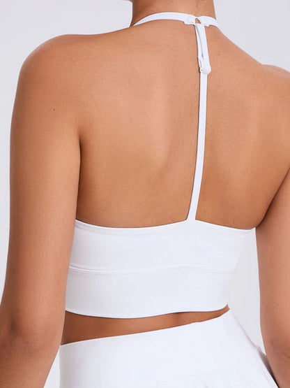 BUYCO Female Deep U Collar Backless Sports Bras