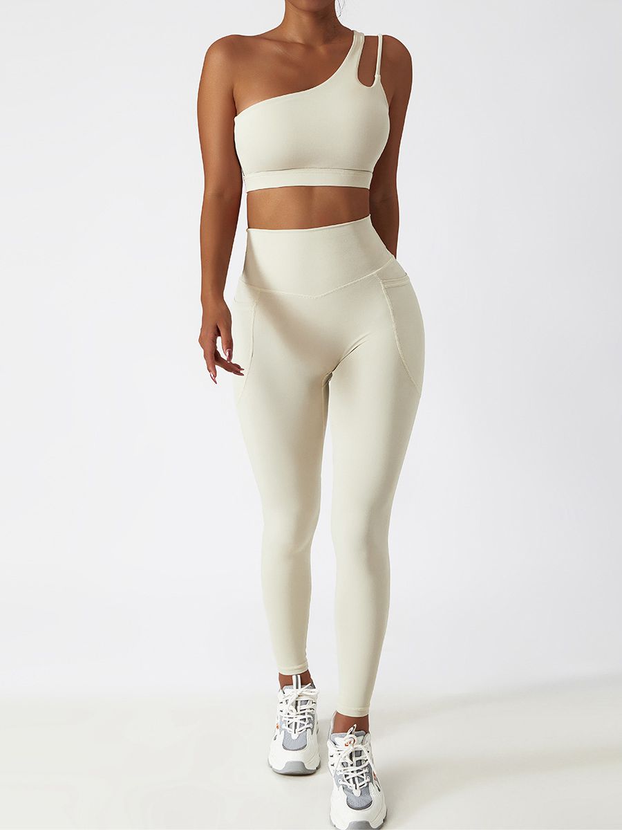 BUYCO Female Cut Out Pocket High-rise Breathable Leggings