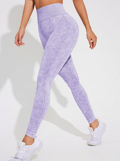 BUYCO Female Denim Elastic Tight Hip-lift Quick Dry Leggings