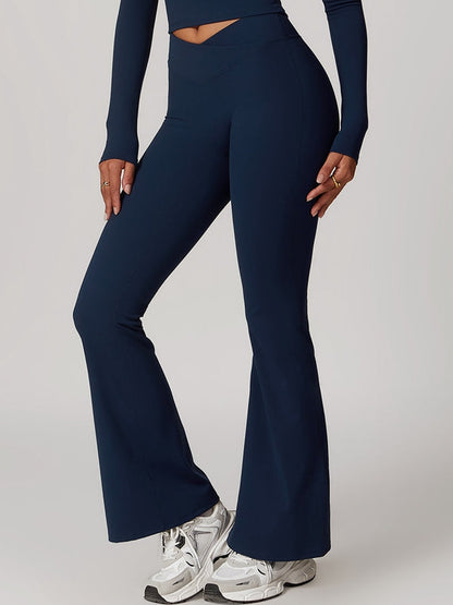 BUYCO Female Flare V-shape High-waisted Leggings