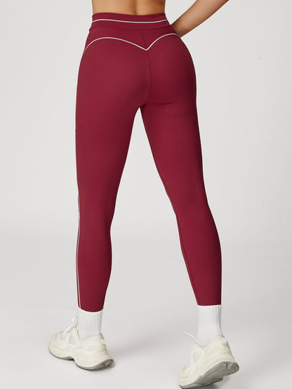 BUYCO Female Contrast Color Stripes Fit Leggings
