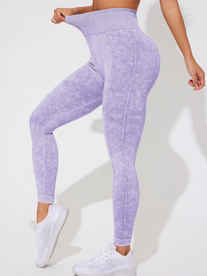 BUYCO Female Denim Elastic Tight Hip-lift Quick Dry Leggings