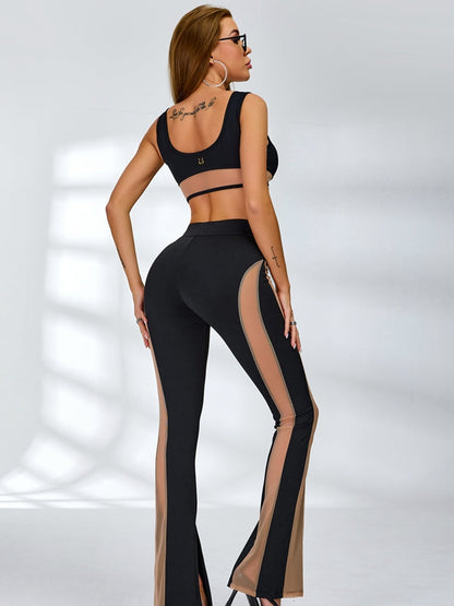 BUYCO Female Super Fitted Unique Sheer Mesh Split Tracksuit