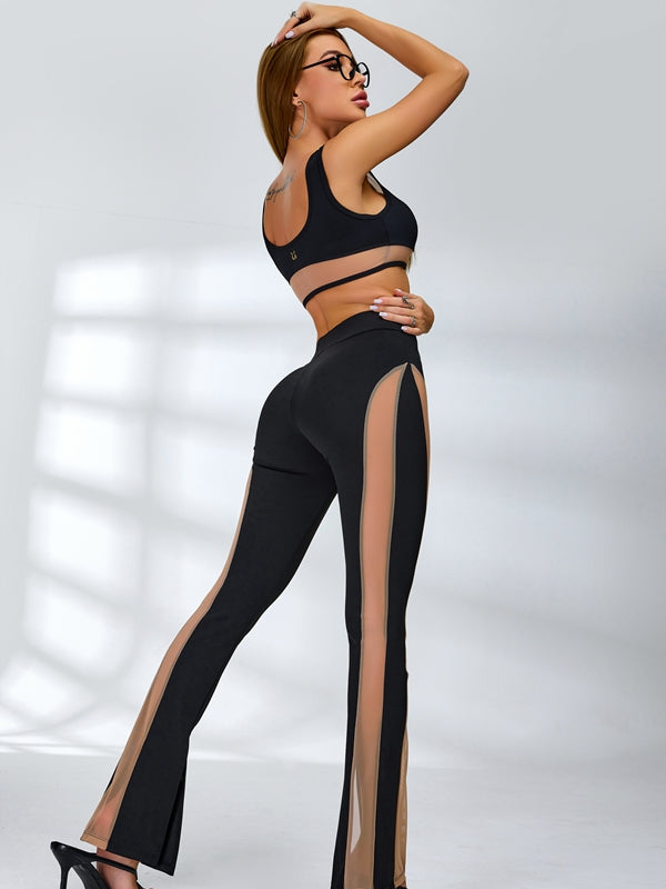 BUYCO Female Super Fitted Unique Sheer Mesh Split Tracksuit