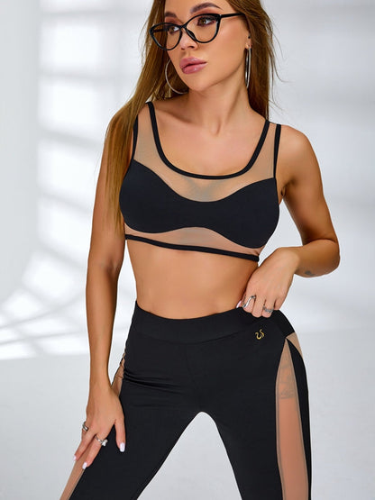 BUYCO Female Super Fitted Unique Sheer Mesh Split Tracksuit