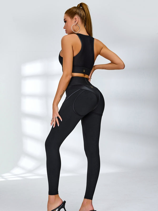 BUYCO Female Ultra Fitted Fly Eye Push-up High-rise Leggings