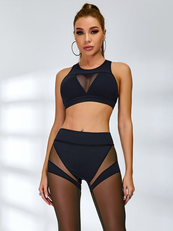 BUYCO Female Super Fitted Sheer Mesh Sports Bras