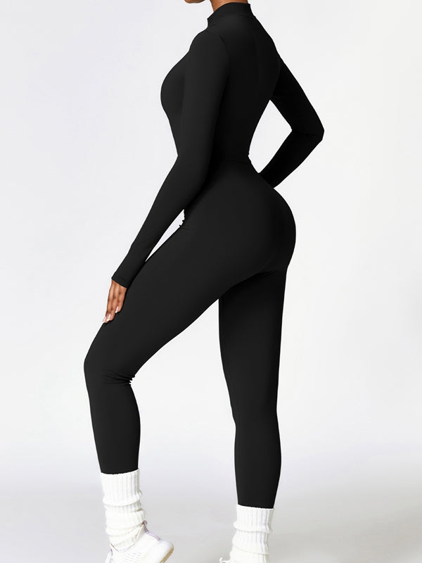 BUYCO Female Zipper Quick-dry Jumpsuit