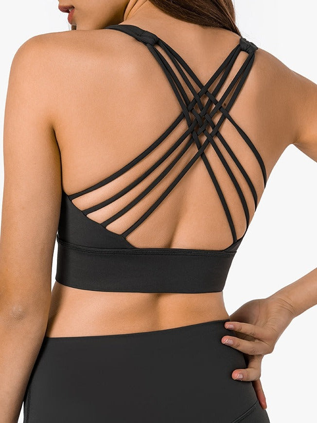 BUYCO Female Basic Cross Back Sports Bras