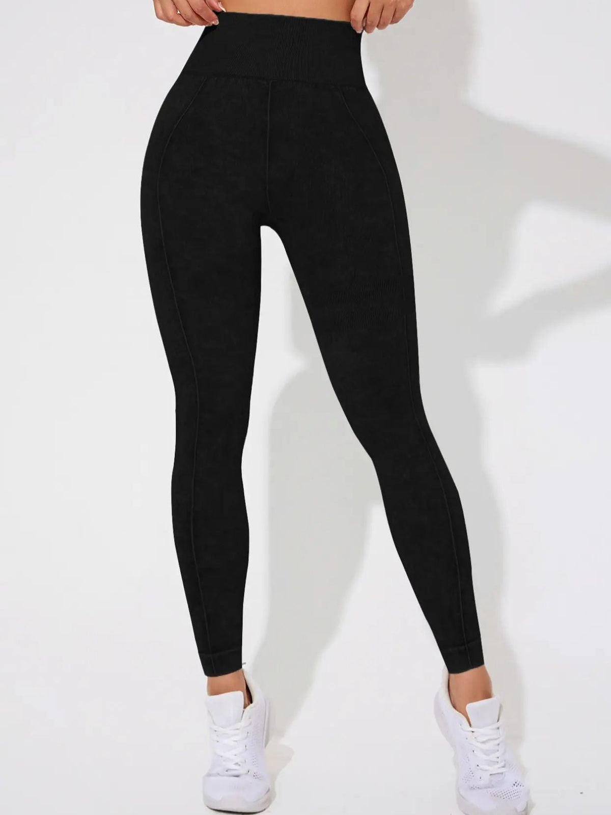 BUYCO Female Denim Elastic Tight Hip-lift Quick Dry Leggings