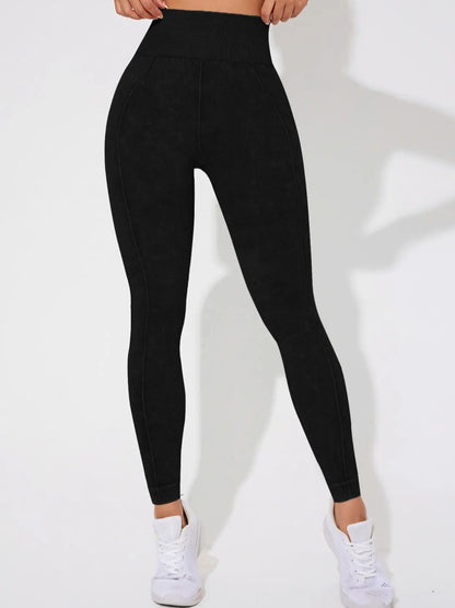 BUYCO Female Denim Elastic Tight Hip-lift Quick Dry Leggings