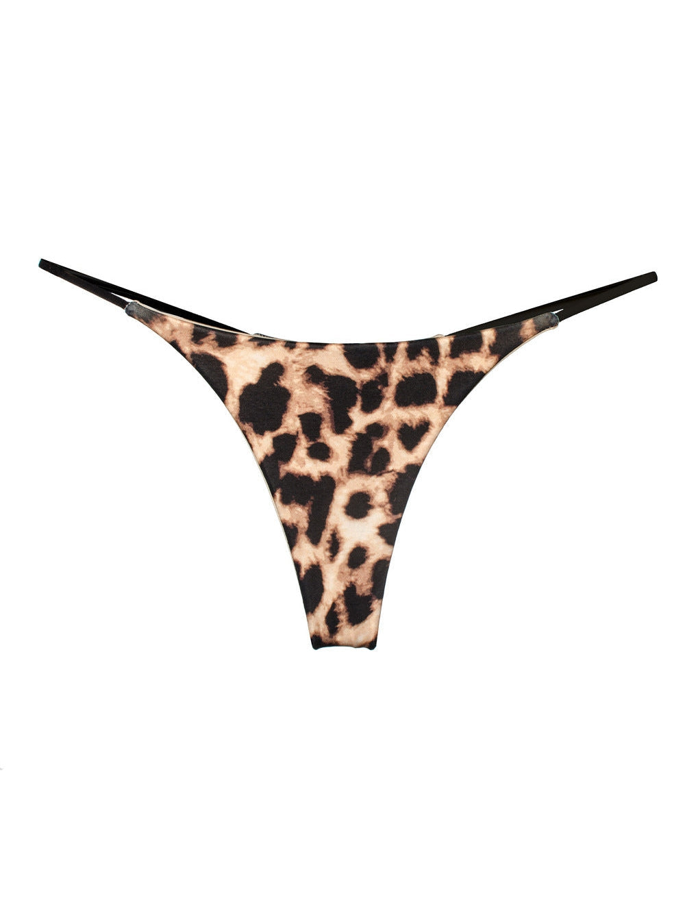 BUYCO  Female Leopard Print T-back Thong