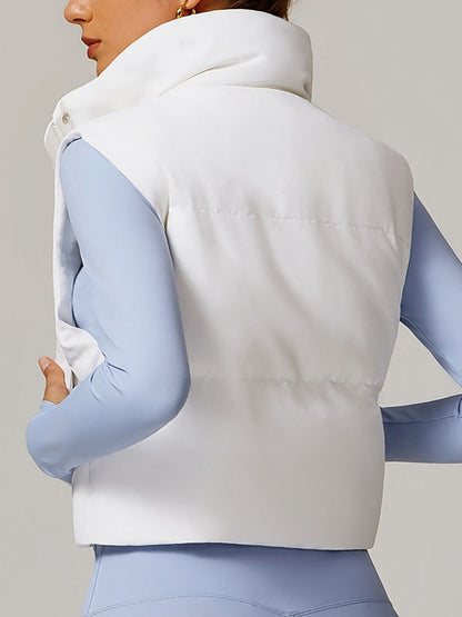 BUYCO Female Pocket Zipper Down Vest