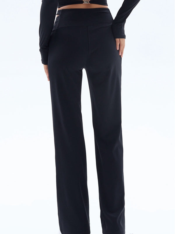 BUYCO Female Fitted Cutout Fashion Pants