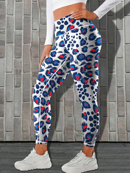 BUYCO Female Leopard Print High-rise Leggings